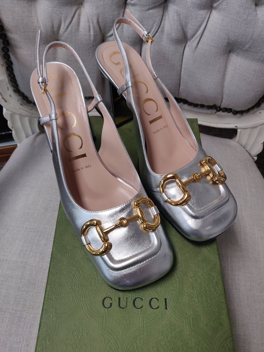 Gucci Slingback Pumps (Size – Sequels Resale Boutique