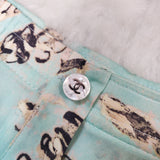 Chanel Silk Floral Shorts