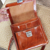 Vintage Calkini Leather Crossbody