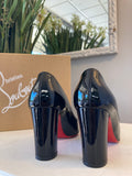 Christian Louboutin black patent “Lady Gena” pumps