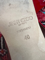 Jimmy Choo patent leather slingback