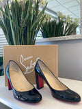 Christian Louboutin black patent “Lady Gena” pumps