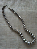 Native American “silver pearl” necklace