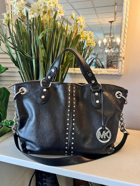 Michael Kors studded leather bag
