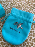 Tiffany & Co. sterling silver airplane charm