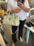Jimmy Choo leather satchel bag