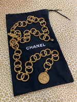 Vintage Chanel chain belt