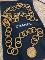 Vintage Chanel chain belt