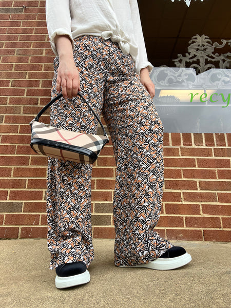 Burberry Silk Lounge Pants