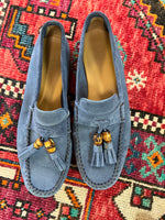 Gucci suede loafers