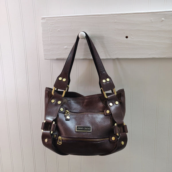 Jimmy Choo Black Handbag Purse Authentic w/Dust Bag & Certification | eBay