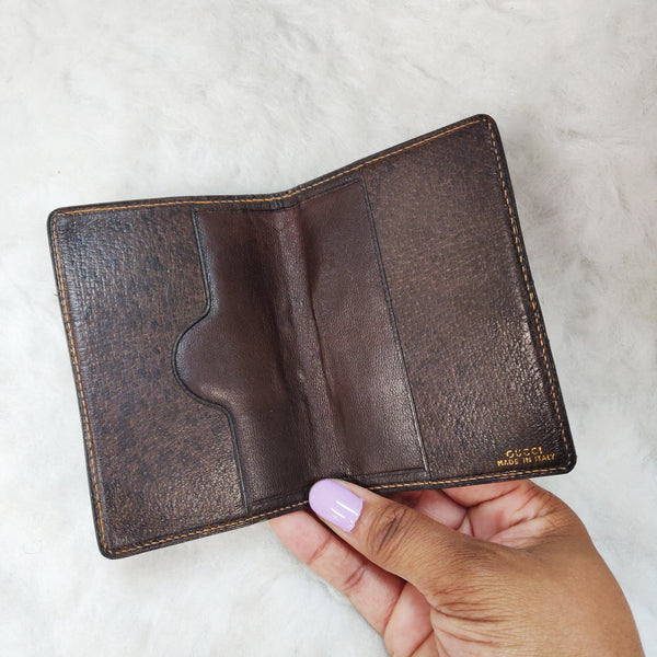 Vintage Gucci Mini Address Book or Card Wallet – Sequels Resale