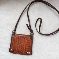 Unique Leather Crossbody Cardholder