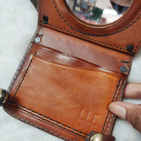 Unique Leather Crossbody Cardholder