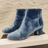 Aquazurra Velvet Booties (Size 38)