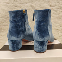 Aquazurra Velvet Booties (Size 38)