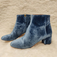 Aquazurra Velvet Booties (Size 38)