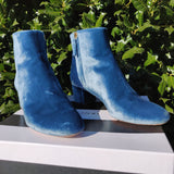 Aquazurra Velvet Booties (Size 38)