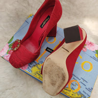 Dolce & Gabbana Jacquard Pumps (Size 38.5)