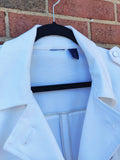 Tory Burch White Trench Coat (Size 6)